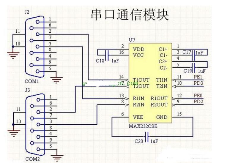 主板串口rs232芯片烧毁问题分析(rs232作用及电路图)