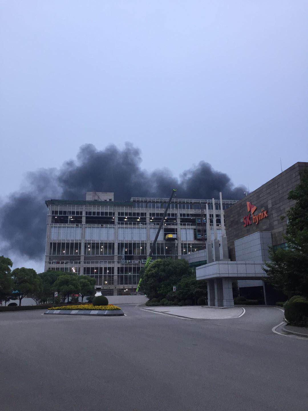 无锡SK海力士新厂工地火灾,涨价谣言又起