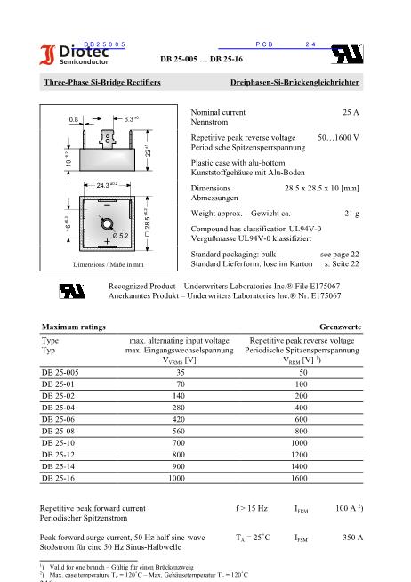 Db Datasheet Pdf