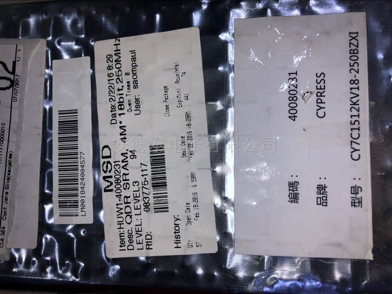 CY7C1512KV18-250BZXI