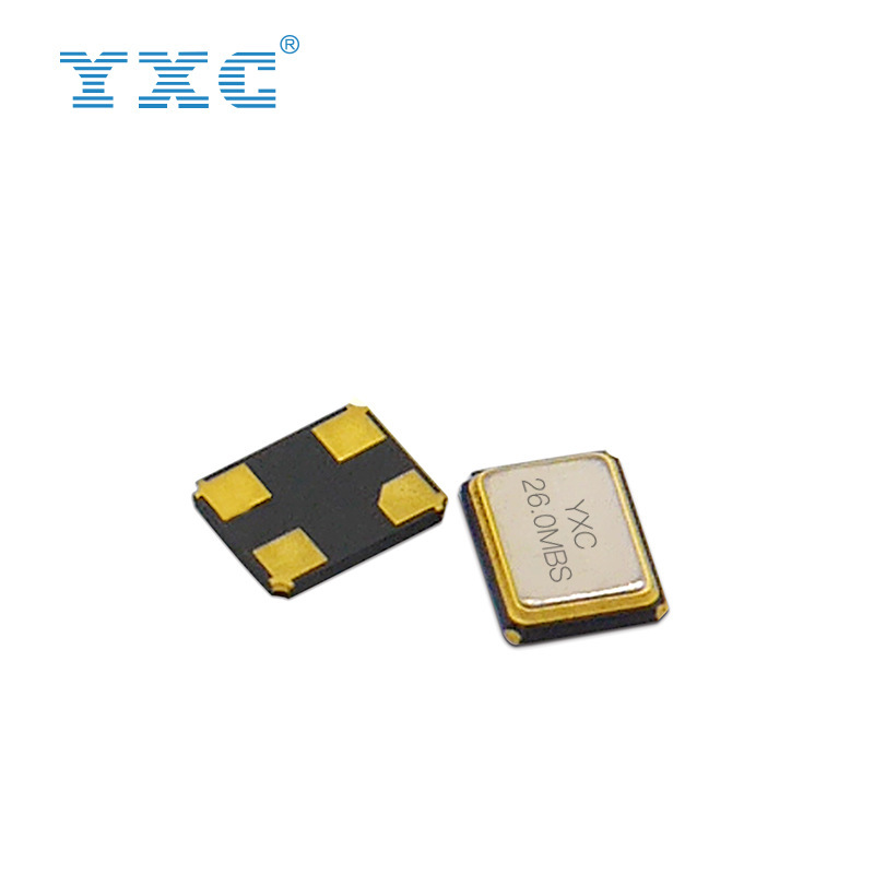 YXC揚(yáng)興廠家直銷25mhz 10pf 10ppm震動(dòng)貼片3225無源石英4腳諧振器