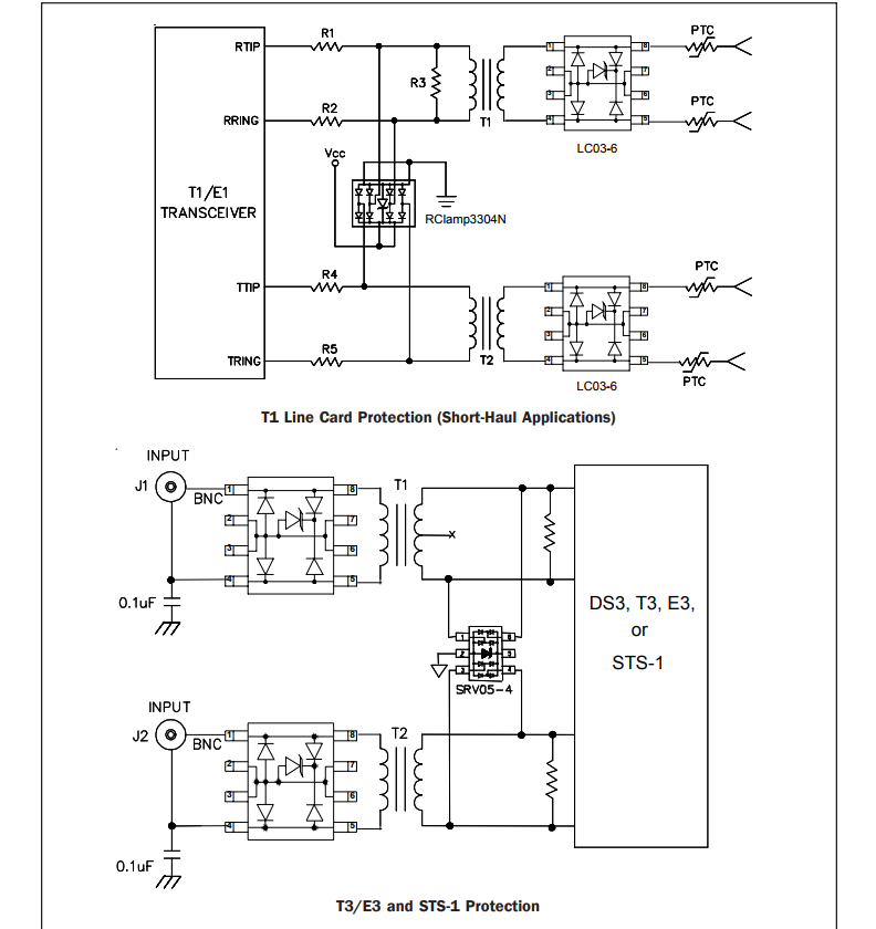 LC03-6.TBT ESD 抑制器/TVS 二極管