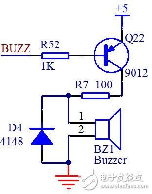 单片机蜂鸣器控制程序和驱动电路典型设计