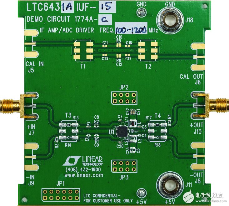  在 240MHz 具有 47dBm / 50dBm OIP3 的 RF / IF 放大器 使实现设计方案更容易并保证高性