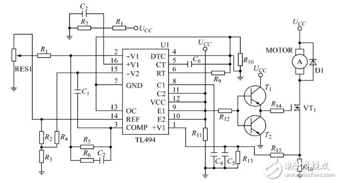 tl494推輓式輸出的電路設計