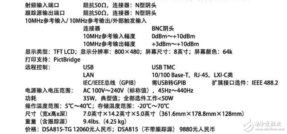 基于RIGOL的DSA815-TG频谱分析仪对射频信号的评测分析