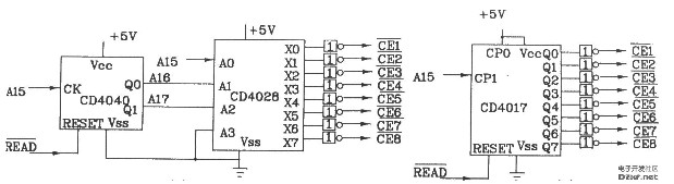 语音合成芯片VP-1410连512K及EPROM电路