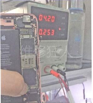 iPhone6S手机进水后耗电快的修理方法