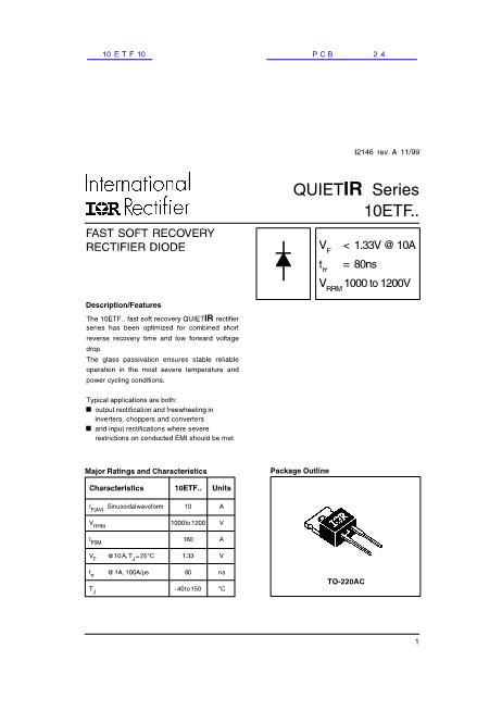 10ETF10数据手册封面