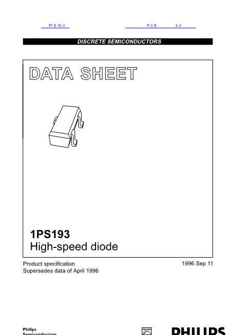 1PS193数据手册封面
