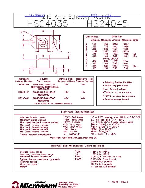 240NQ035數(shù)據(jù)手冊封面