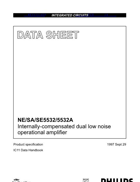 NE5532AD8数据手册封面
