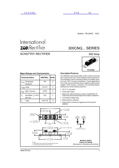 300CNQ數(shù)據(jù)手冊封面
