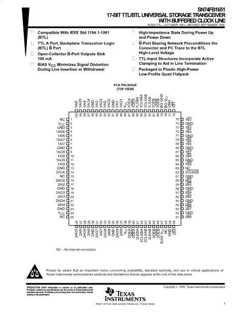 SN74FB1651數(shù)據(jù)手冊(cè)封面
