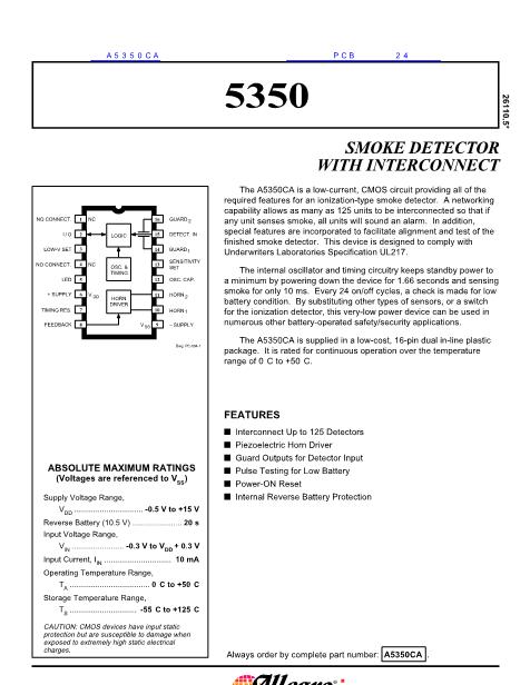 5350数据手册封面