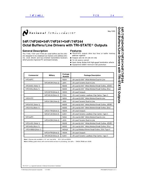 54F240數(shù)據(jù)手冊(cè)封面