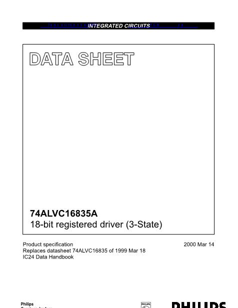 74ALVC16835ADGG數(shù)據(jù)手冊(cè)封面