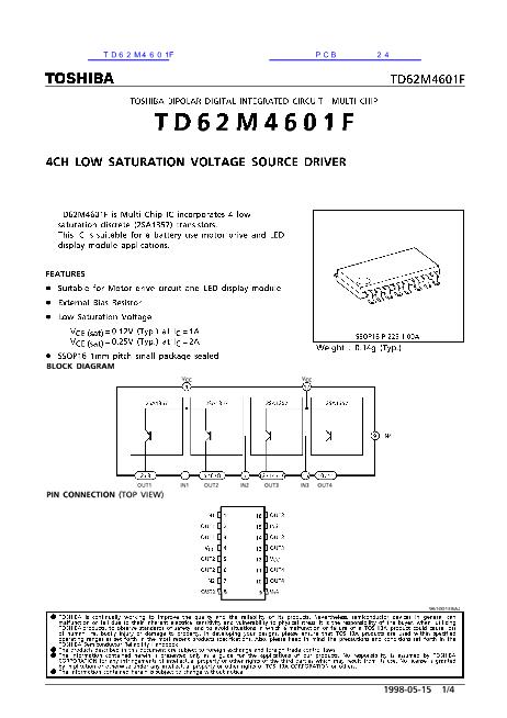 TD62M4601F数据手册封面
