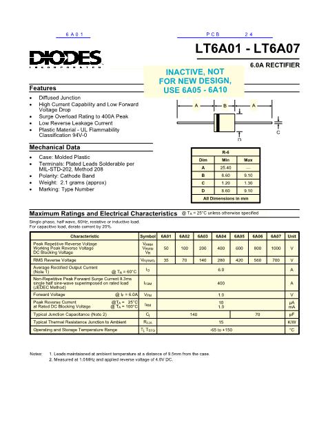 6A01數據手冊封面
