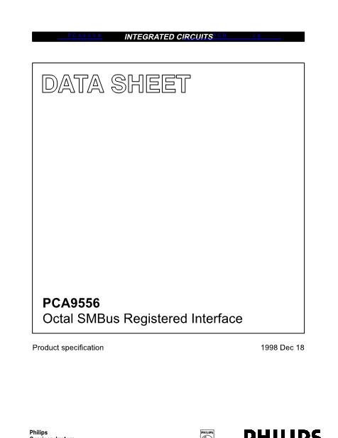 PCA9556数据手册封面