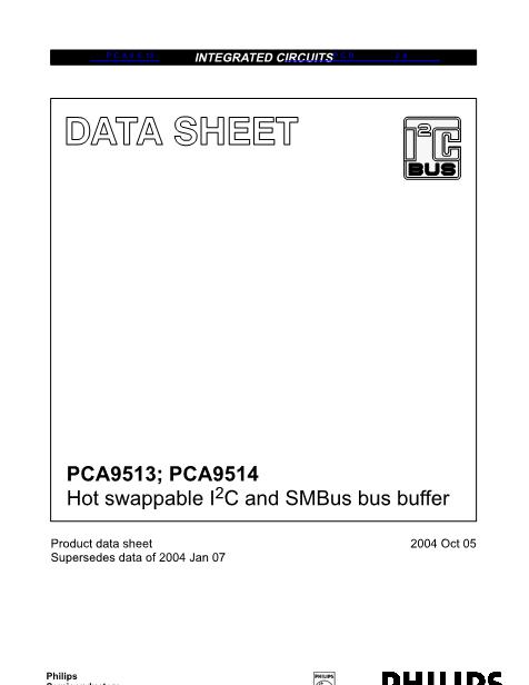 PCA9513数据手册封面