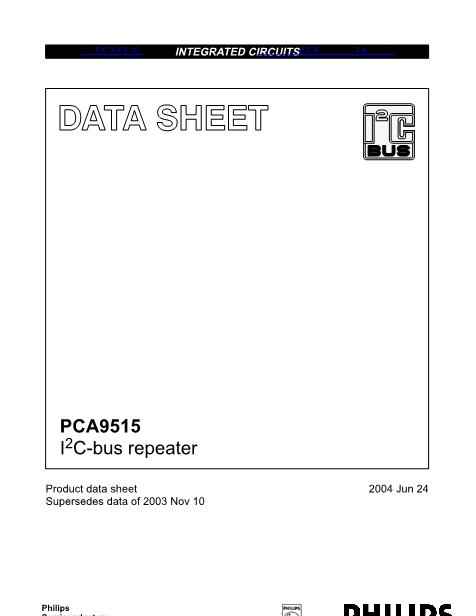 PCA9515数据手册封面
