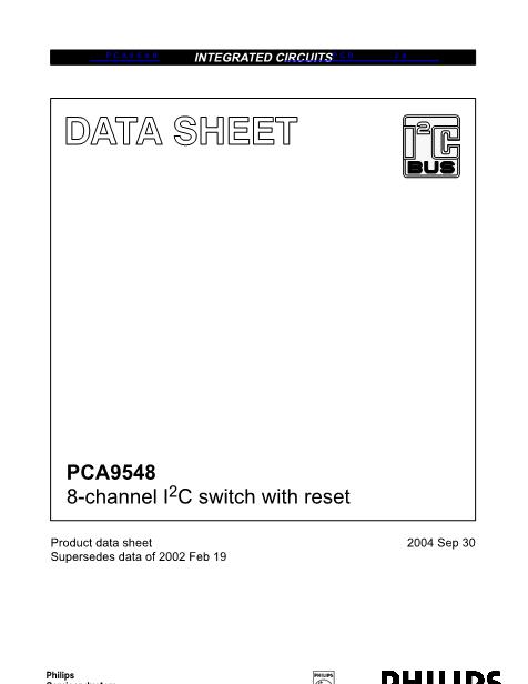 PCA9548数据手册封面