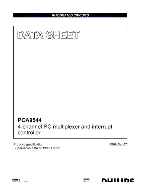 PCA9544数据手册封面