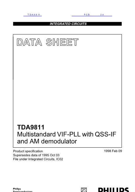 TDA9811数据手册封面