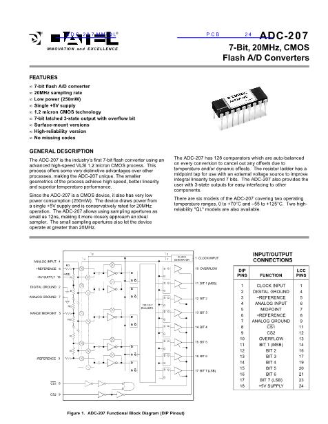 ADC-207数据手册封面