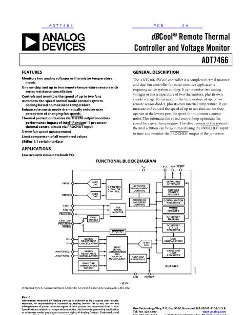 ADT7466數(shù)據(jù)手冊(cè)封面