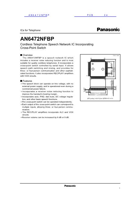 AN6472NFBP数据手册封面