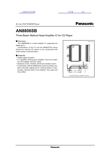 AN8806SB数据手册封面