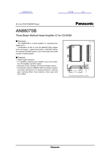 AN8807数据手册封面