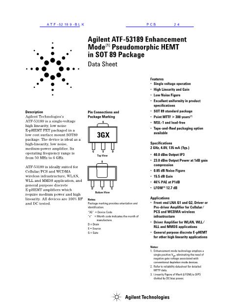 ATF-52189-BLK数据手册封面