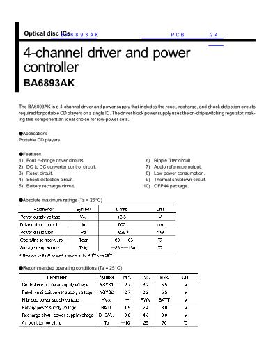 BA6893AK數(shù)據(jù)手冊(cè)封面