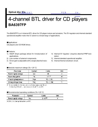 BA6397數(shù)據(jù)手冊(cè)封面
