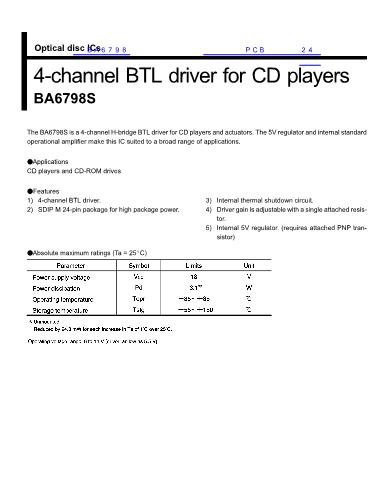 BA6798數(shù)據(jù)手冊封面