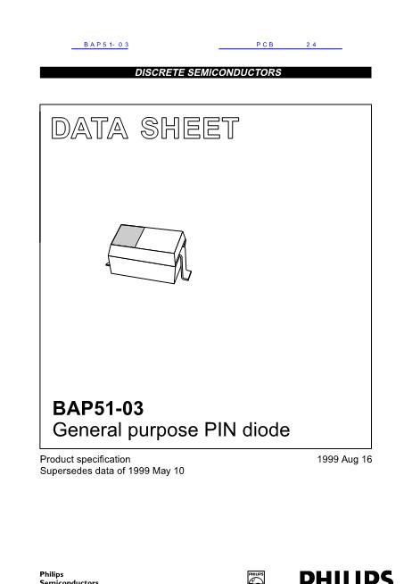 BAP51-03数据手册封面