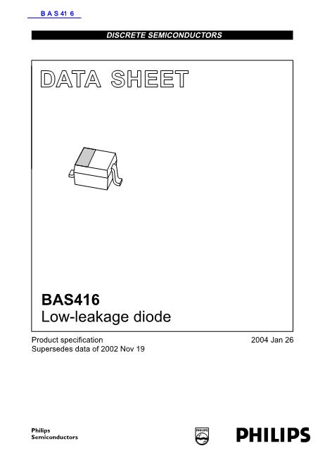 BAS416数据手册封面