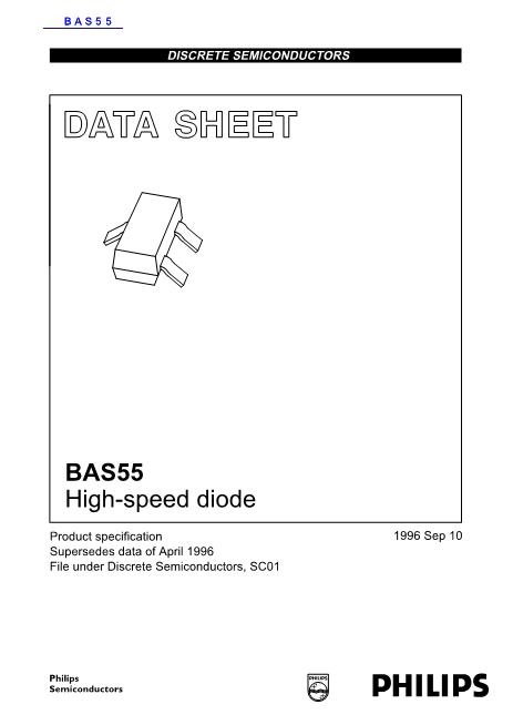 BAS55数据手册封面
