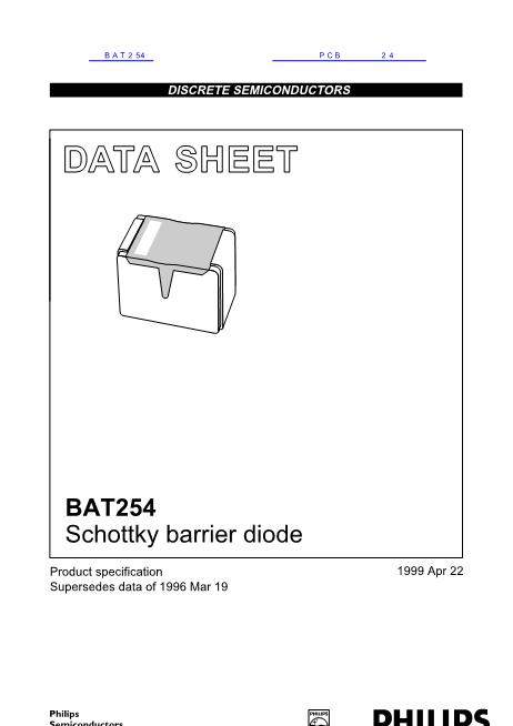 BAT254数据手册封面