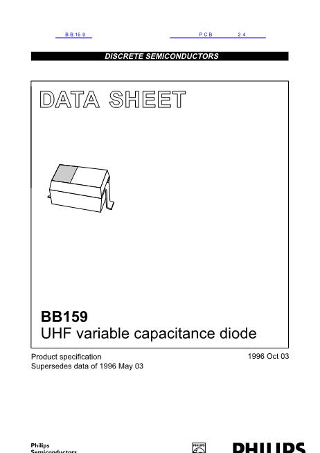 BB159数据手册封面