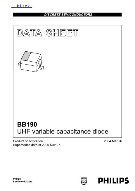 BB190数据手册封面