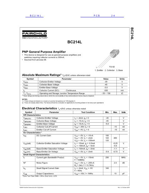 BC214L數(shù)據(jù)手冊封面