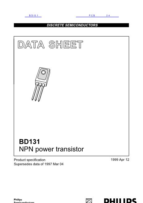 BD131数据手册封面