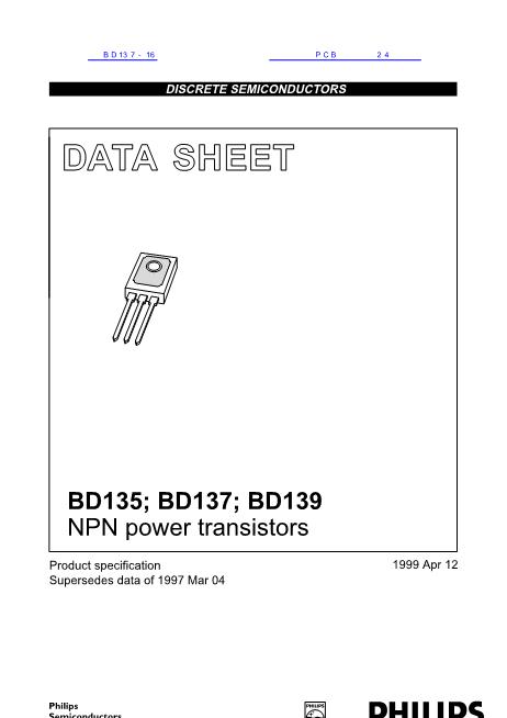 BD137-16数据手册封面