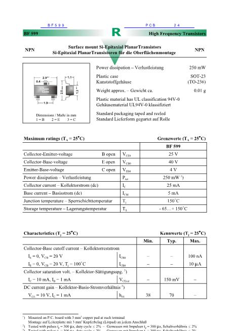 BF599数据手册封面