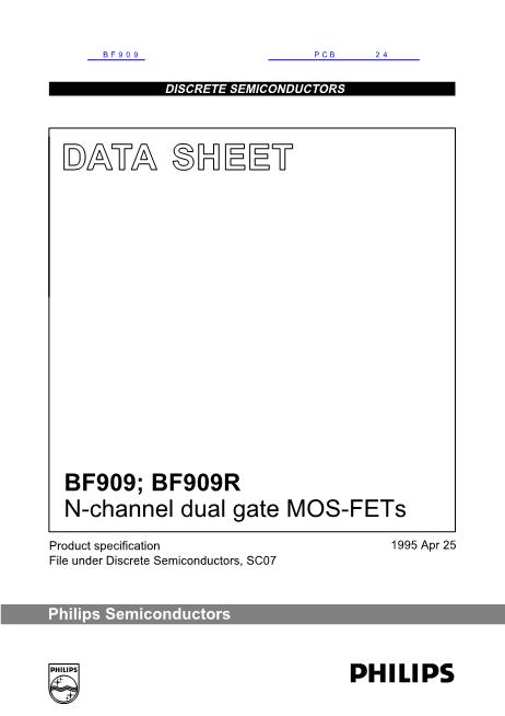 BF909数据手册封面