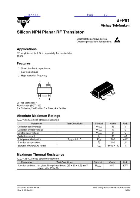 BFP81數(shù)據(jù)手冊(cè)封面